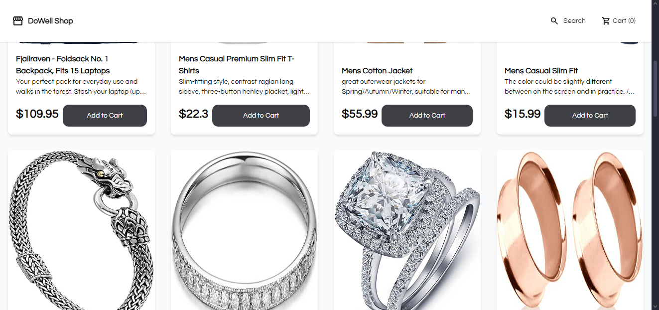 DoWell E-commerce Shop