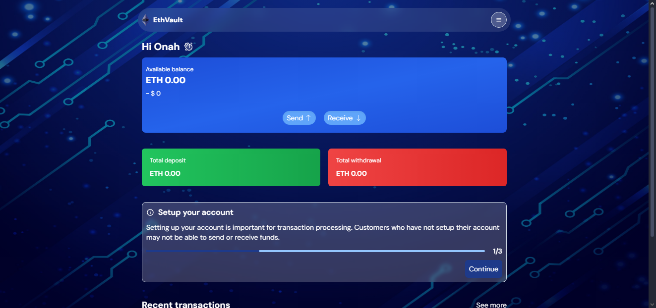 EthVault Crypto Wallet