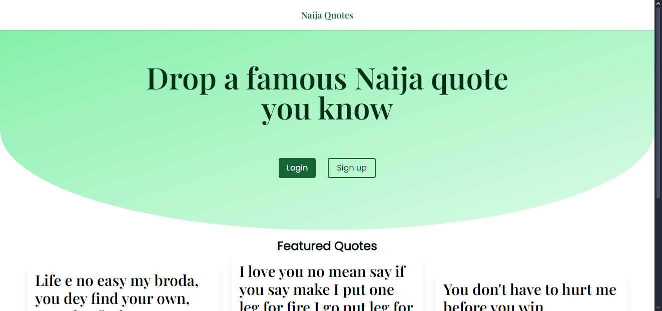 Naija Quotes
