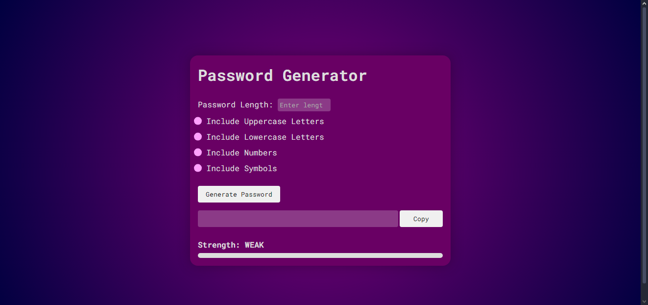 Password Generator
